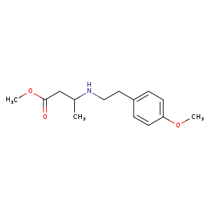 methyl 3-{[2-(4-methoxyphenyl)ethyl]amino}butanoate