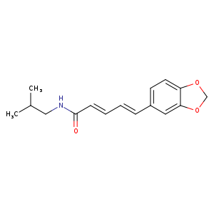 5-benzo[1,3]dioxol-5-yl-N-(2-methylpropyl)penta-2,4-dienamide