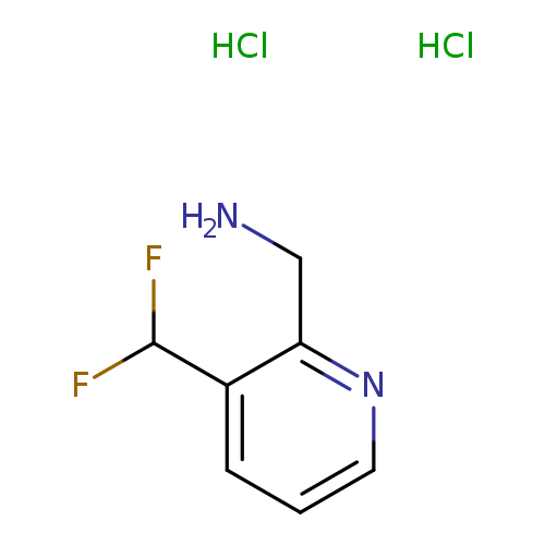 1-[3-(difluoromethyl)pyridin-2-yl]methanamine dihydrochloride