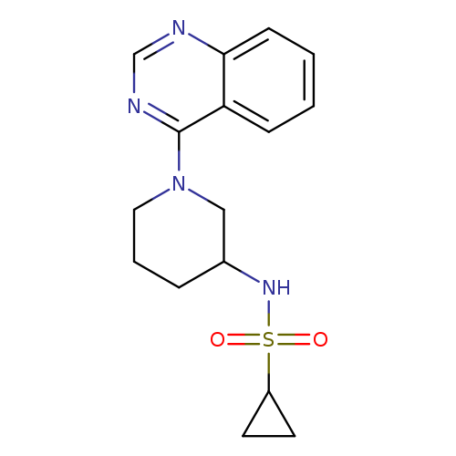 N-[1-(quinazolin-4-yl)piperidin-3-yl]cyclopropanesulfonamide