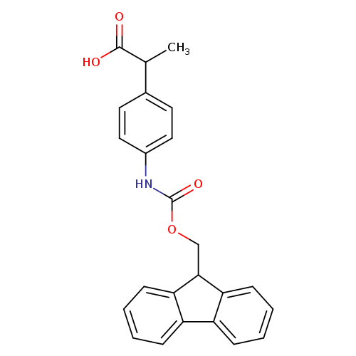 2-[4-({[(9H-fluoren-9-yl)methoxy]carbonyl}amino)phenyl]propanoic acid