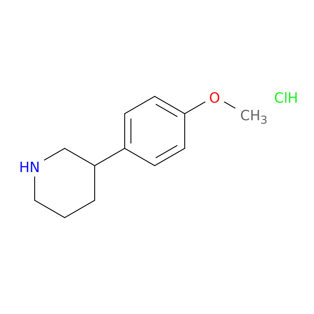3-(4-Methoxyphenyl)piperidine hydrochloride
