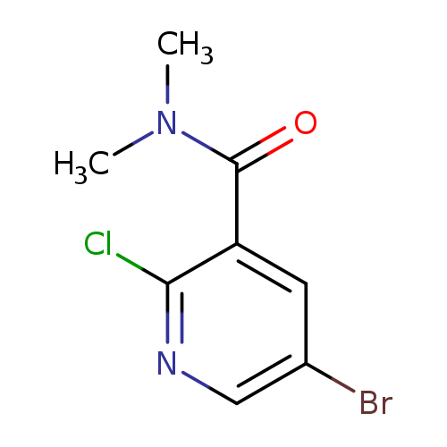 5-Bromo-2-chloro-N,N-dimethyl-3-pyridinecarboxamide