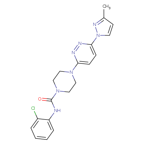 N-(2-chlorophenyl)-4-[6-(3-methyl-1H-pyrazol-1-yl)pyridazin-3-yl]piperazine-1-carboxamide