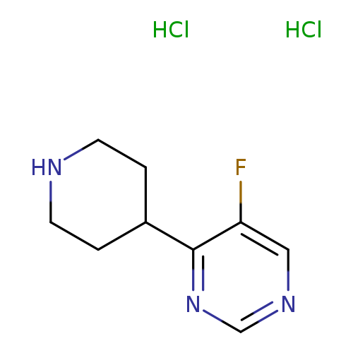 5-fluoro-4-(piperidin-4-yl)pyrimidine dihydrochloride