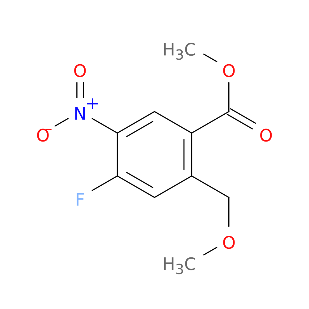 4-Fluoro-2-(methoxymethyl)-5-nitro-benzoic acid methyl ester