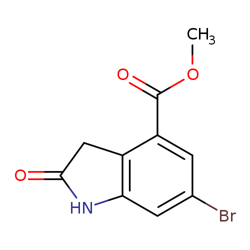 methyl 6-bromo-2-oxo-indoline-4-carboxylate