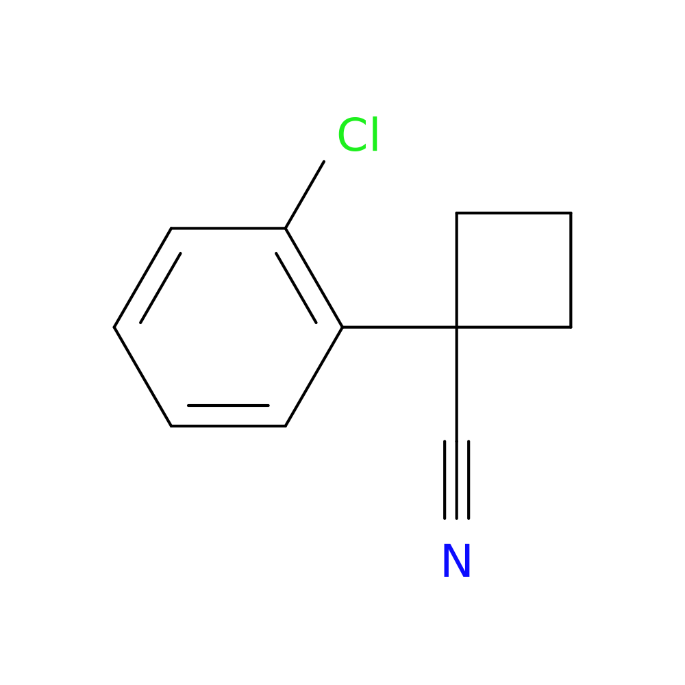1-(2-Chlorophenyl)Cyclobutanecarbonitrile