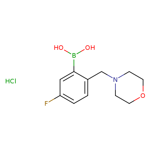 5-Fluoro-2-(morpholinomethyl)phenylboronic acid, HCl