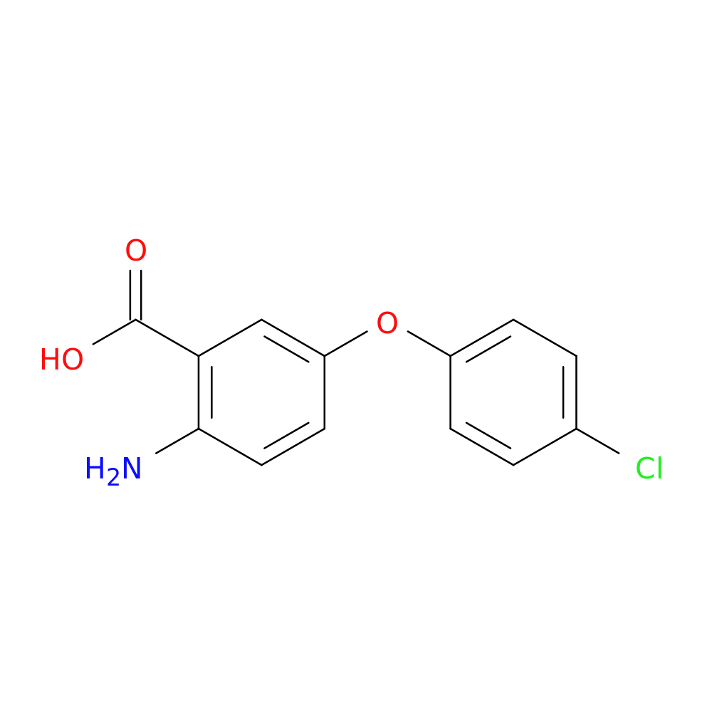 2-amino-5-(4-chlorophenoxy)benzoic acid