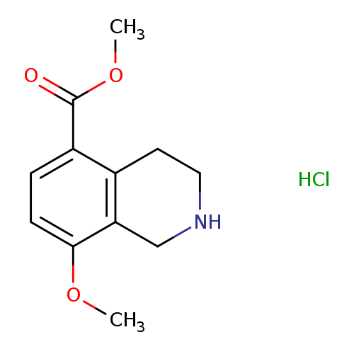 methyl 8-methoxy-1,2,3,4-tetrahydroisoquinoline-5-carboxylate hydrochloride