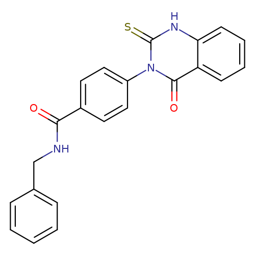 N-benzyl-4-(4-oxo-2-sulfanylidene-1,2,3,4-tetrahydroquinazolin-3-yl)benzamide