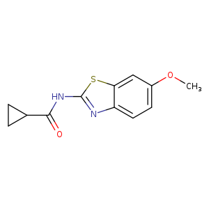 N-(6-methoxy-1,3-benzothiazol-2-yl)cyclopropanecarboxamide