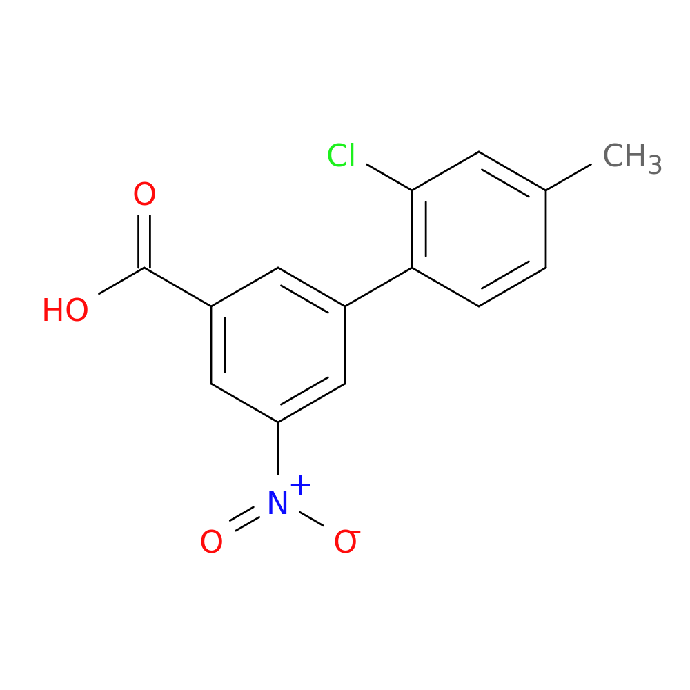 3-(2-Chloro-4-methylphenyl)-5-nitrobenzoic acid
