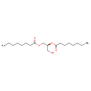 (S)-3-Hydroxypropane-1,2-diyl dioctanoate