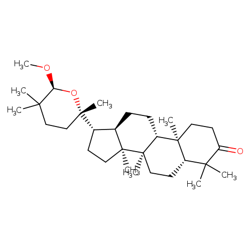 26,27-Dinordammaran-3-one, 20,25-epoxy-25-methoxy-24,24-dimethyl-, (25S)-