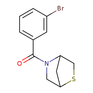 5-(3-bromobenzoyl)-2-thia-5-azabicyclo[2.2.1]heptane