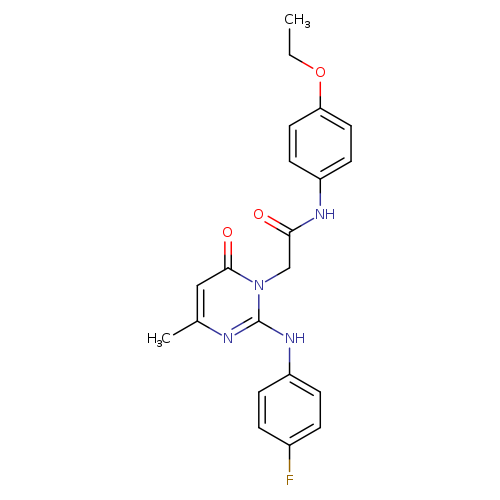 N-(4-ethoxyphenyl)-2-{2-[(4-fluorophenyl)amino]-4-methyl-6-oxo-1,6-dihydropyrimidin-1-yl}acetamide