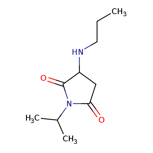 1-(propan-2-yl)-3-(propylamino)pyrrolidine-2,5-dione