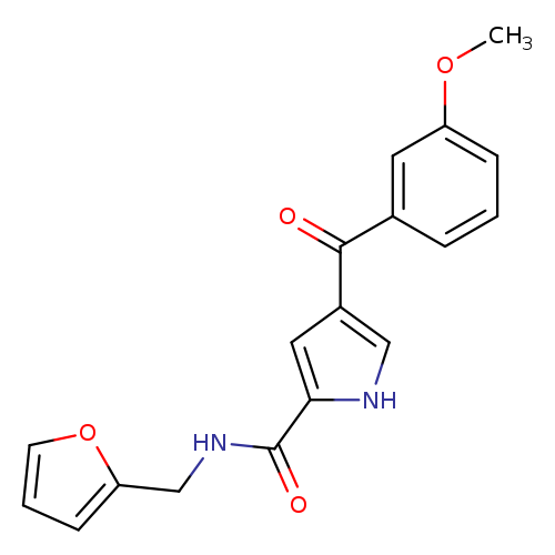N-[(furan-2-yl)methyl]-4-(3-methoxybenzoyl)-1H-pyrrole-2-carboxamide