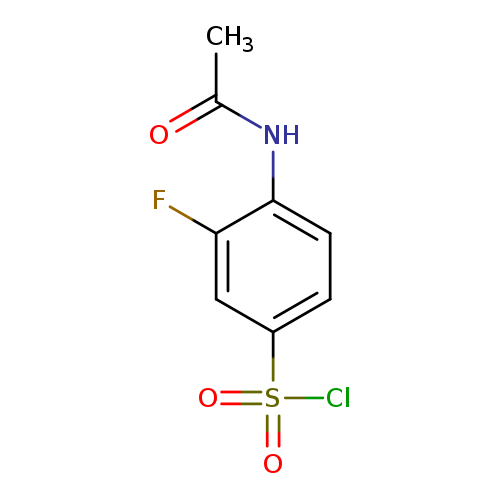 4-Acetamido-3-fluorobenzene-1-sulfonyl chloride