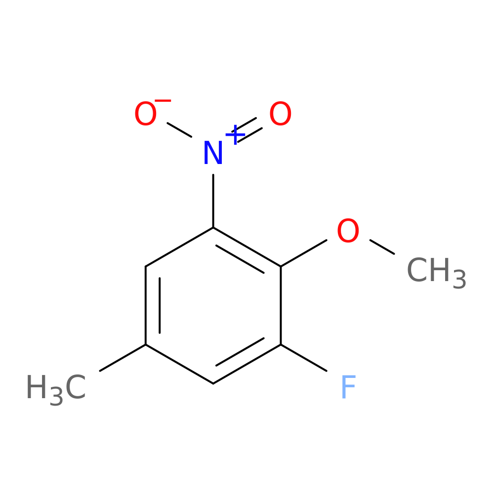 1-Fluoro-2-methoxy-5-methyl-3-nitrobenzene