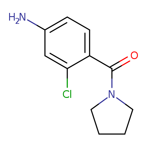 Methanone, (4-amino-2-chlorophenyl)-1-pyrrolidinyl-OTHER CA INDEX NAMES:Pyrrolidine, 1-(4-amino-2-chlorobenzoyl)-
