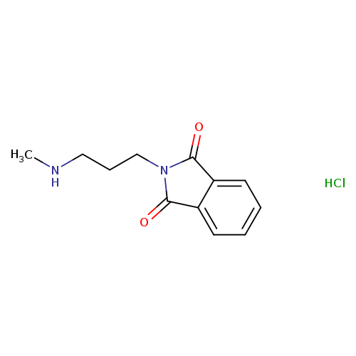 2-[3-(METHYLAMINO)PROPYL]-1H-ISOINDOLE-1,3(2H)-DIONE, HCL SALT