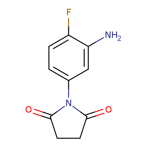 1-(3-amino-4-fluorophenyl)pyrrolidine-2,5-dione