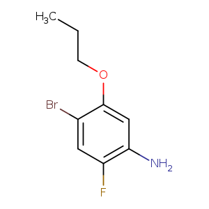 4-Bromo-2-fluoro-5-propoxyaniline