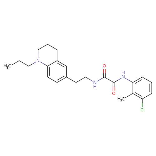 N'-(3-chloro-2-methylphenyl)-N-[2-(1-propyl-1,2,3,4-tetrahydroquinolin-6-yl)ethyl]ethanediamide