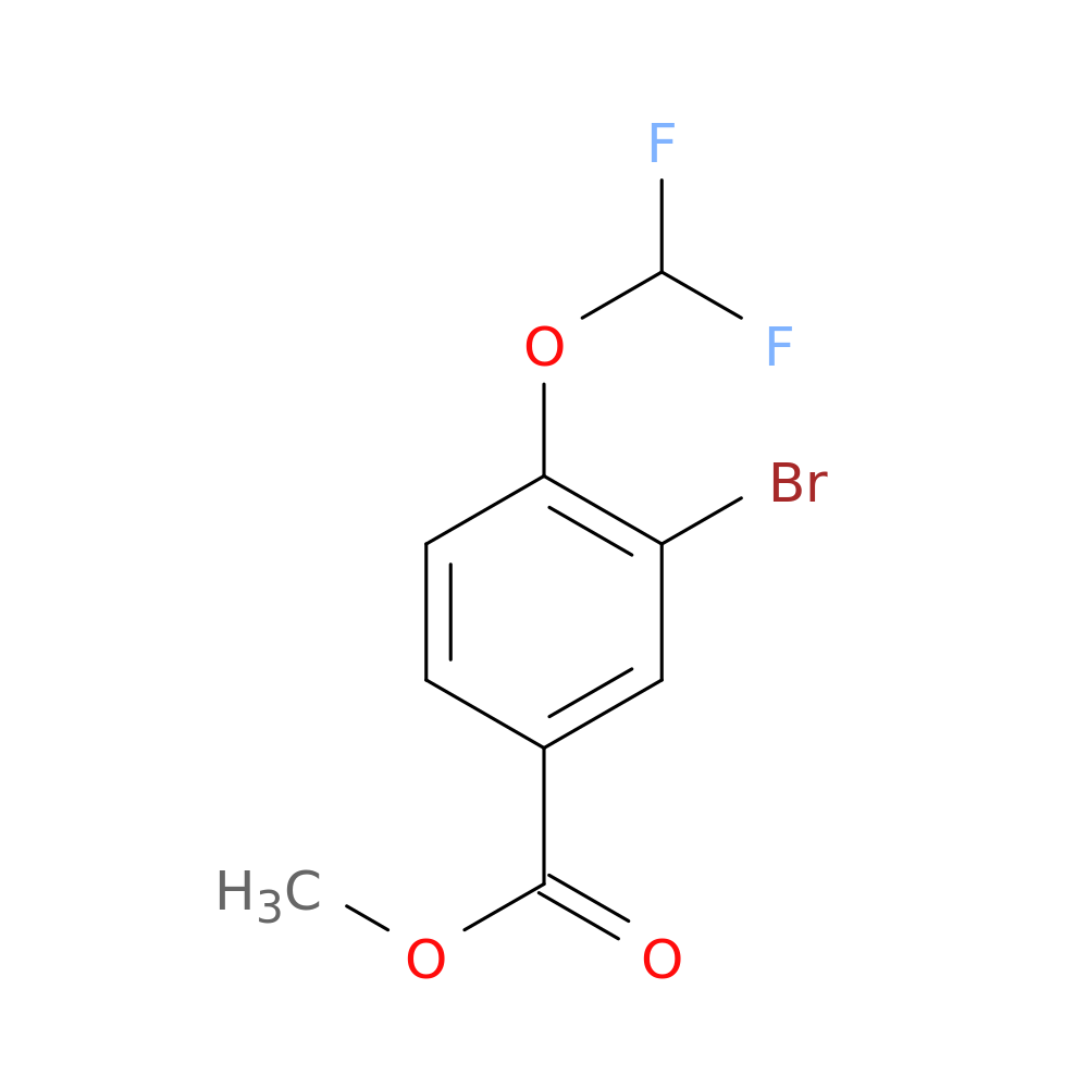 Methyl 3-bromo-4-(difluoromethoxy)benzoate