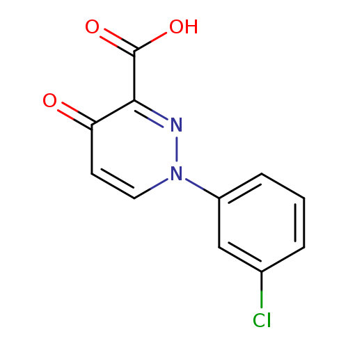 1-(3-chlorophenyl)-4-oxo-1,4-dihydropyridazine-3-carboxylic acid