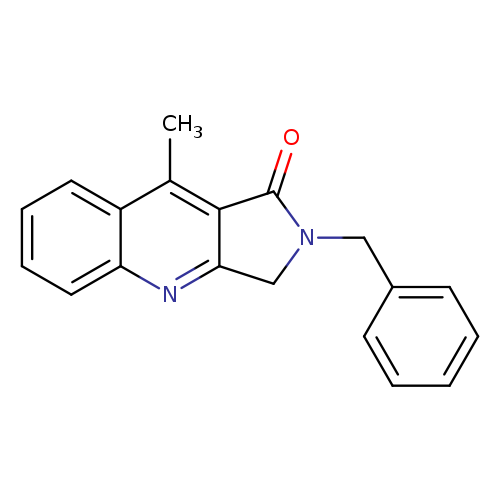 2-benzyl-9-methyl-1H,2H,3H-pyrrolo[3,4-b]quinolin-1-one