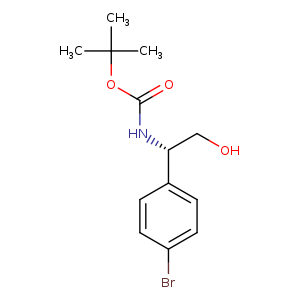 tert-Butyl N-[(1S)-1-(4-bromophenyl)-2-hydroxyethyl]carbamate