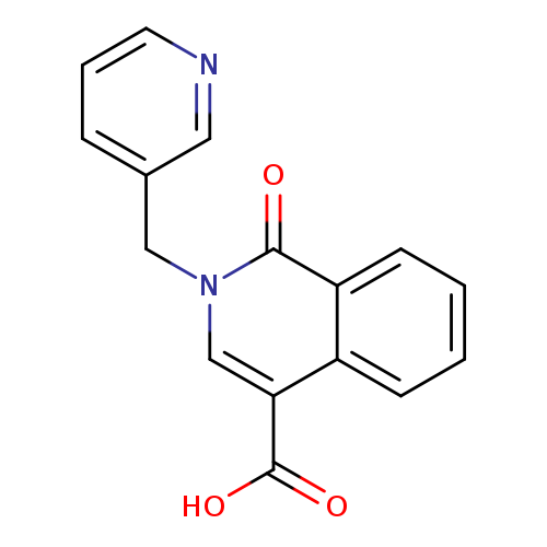 1-Oxo-2-(pyridin-3-ylmethyl)-1,2-dihydroisoquinoline-4-carboxylic acid