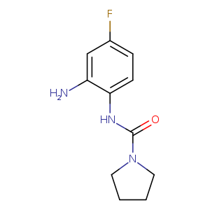 N-(2-Amino-4-fluorophenyl)pyrrolidine-1-carboxamide