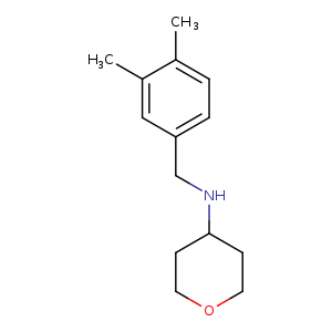 N-[(3,4-Dimethylphenyl)methyl]oxan-4-amine