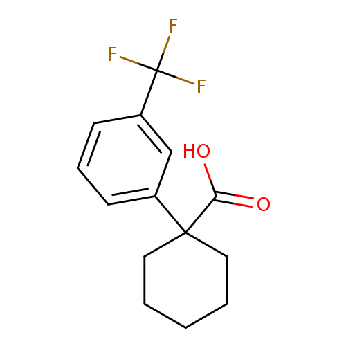 1-[3-(Trifluoromethyl)phenyl]cyclohexane-1-carboxylic acid