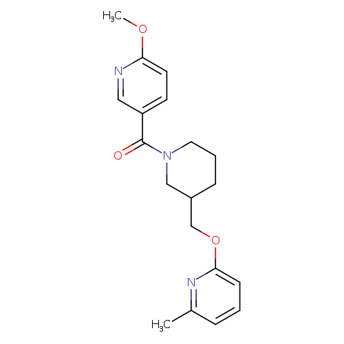 2-methoxy-5-(3-{[(6-methylpyridin-2-yl)oxy]methyl}piperidine-1-carbonyl)pyridine