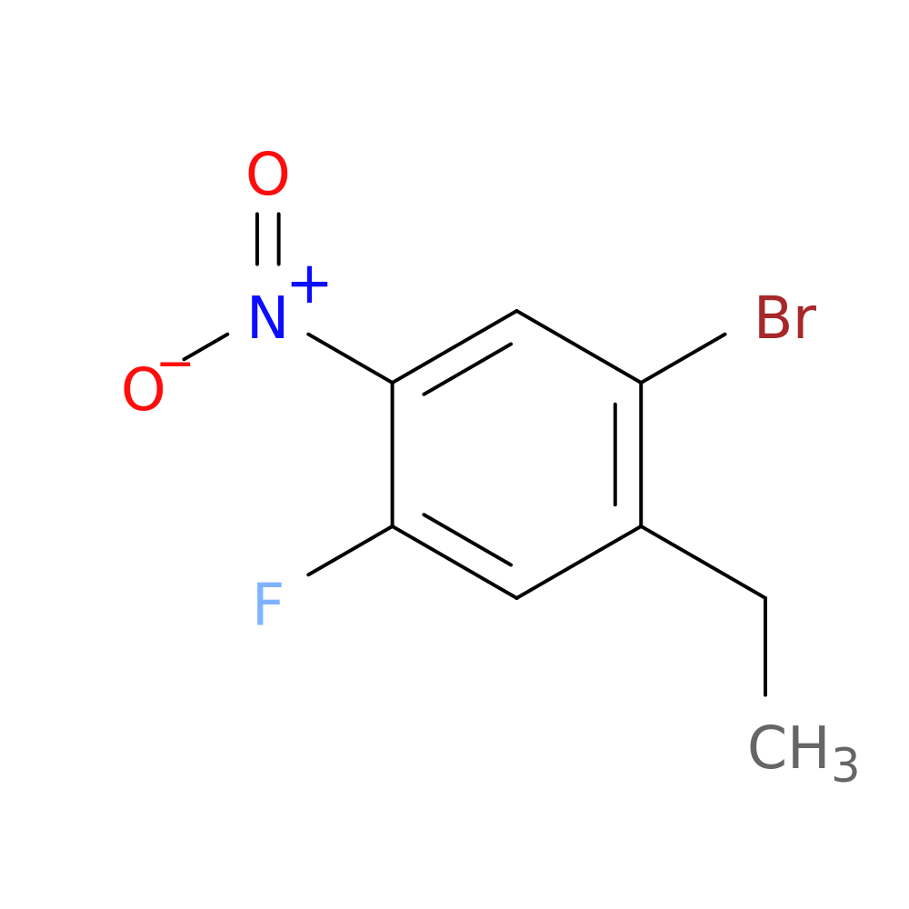 1-bromo-2-ethyl-4-fluoro-5-nitrobenzene