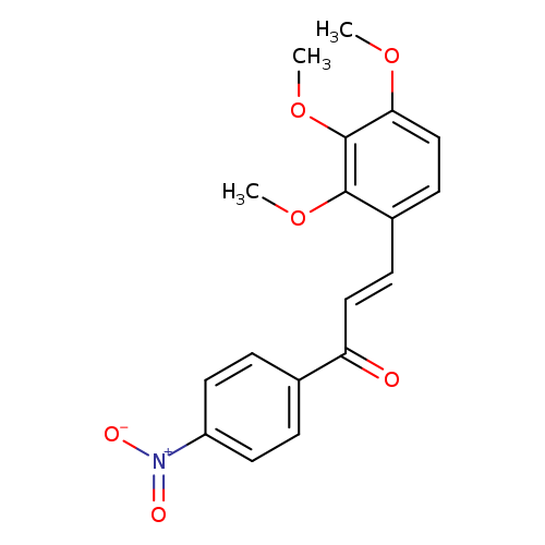 (2E)-1-(4-nitrophenyl)-3-(2,3,4-trimethoxyphenyl)prop-2-en-1-one