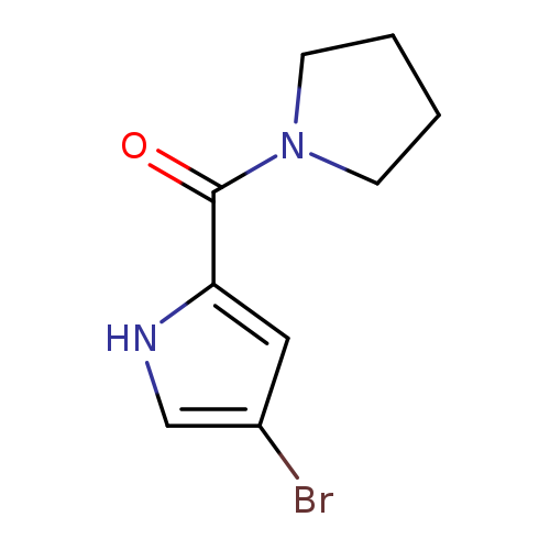 4-bromo-2-(pyrrolidine-1-carbonyl)-1H-pyrrole