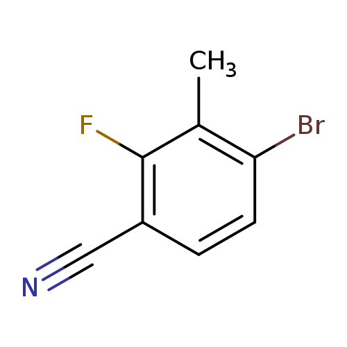 4-Bromo-2-fluoro-3-methylbenzonitrile