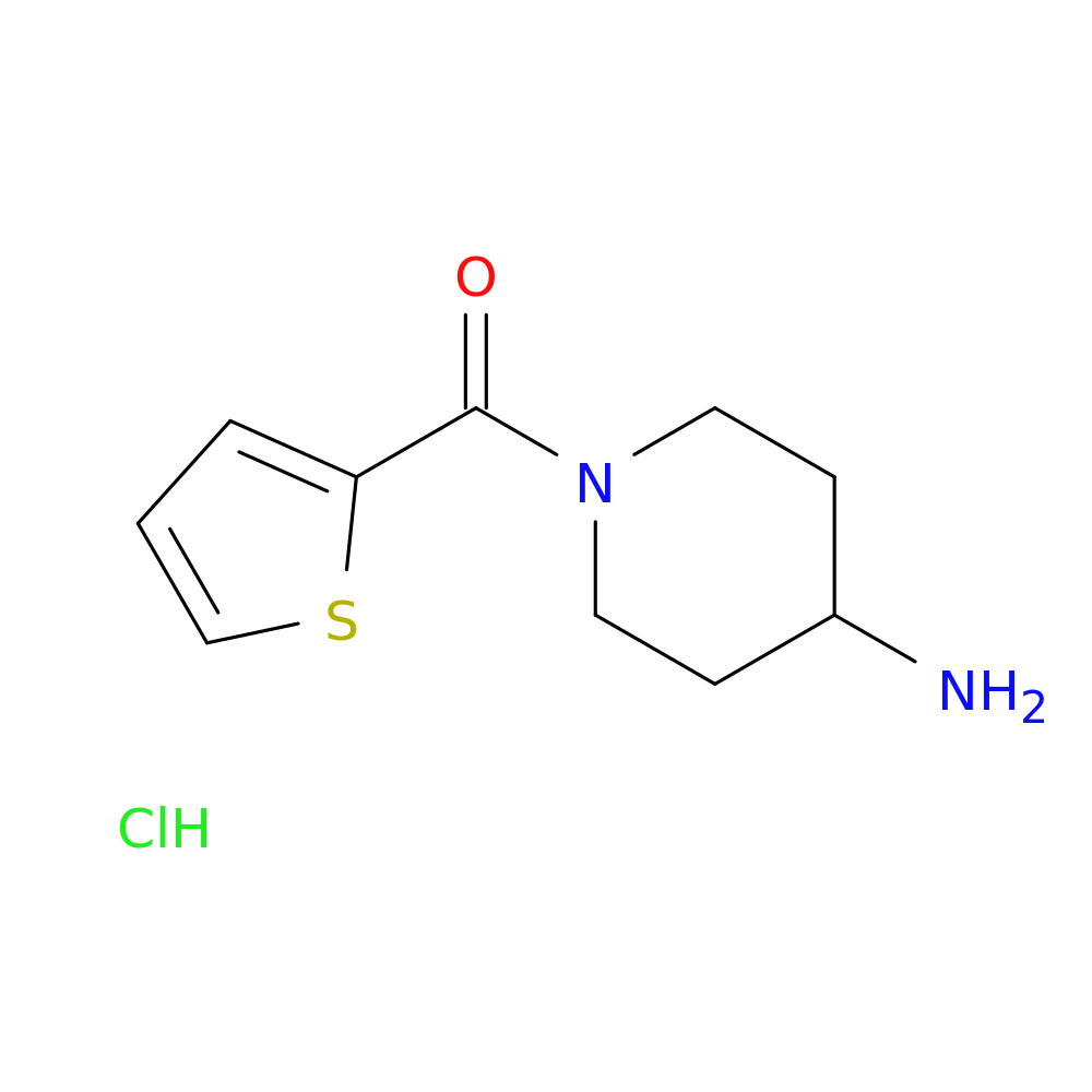 (4-Aminopiperidin-1-yl)(thiophen-2-yl)methanone hydrochloride