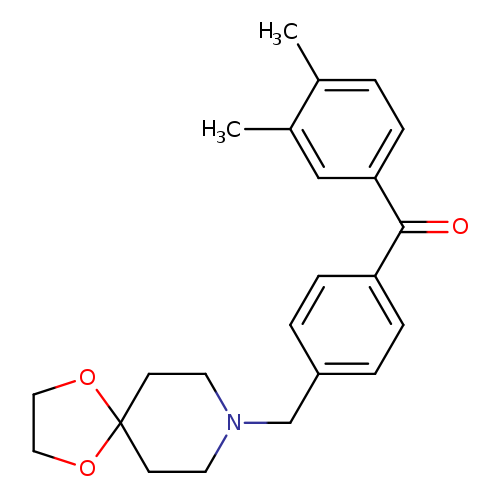 (4-(1,4-Dioxa-8-azaspiro[4.5]decan-8-ylmethyl)phenyl)(3,4-dimethylphenyl)methanone
