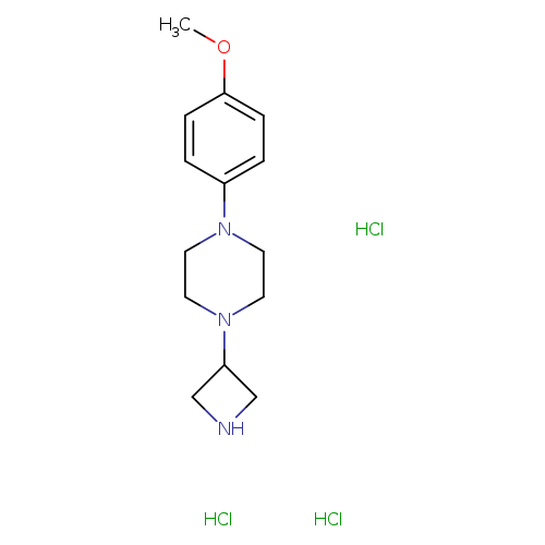 1-(Azetidin-3-yl)-4-(4-methoxyphenyl)piperazine trihydrochloride