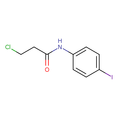 3-chloro-N-(4-iodophenyl)propanamide