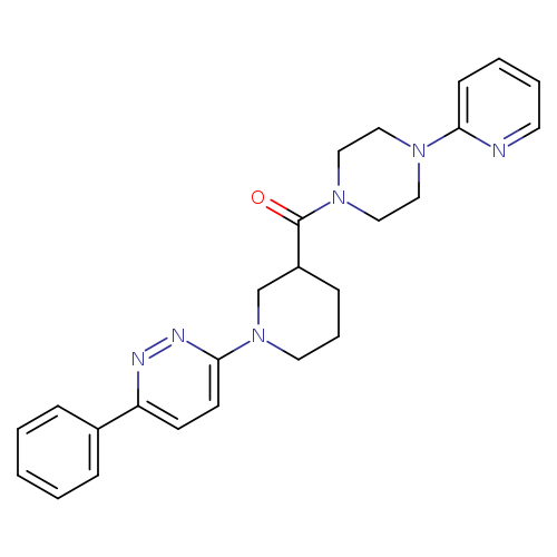 3-phenyl-6-{3-[4-(pyridin-2-yl)piperazine-1-carbonyl]piperidin-1-yl}pyridazine