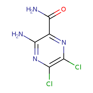 2-Pyrazinecarboxamide, 3-amino-5,6-dichloro-